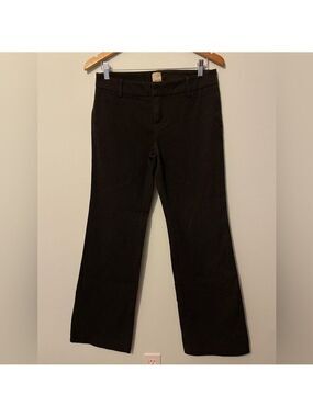 Ecru Dark Gray Straight Leg Pants Size 32